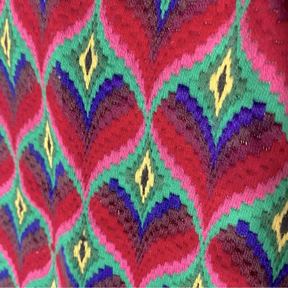 Vintage Handmade Woven Tapestry Art Decor - Picture 13 of 13